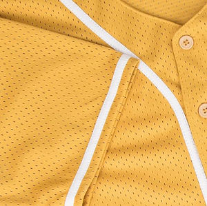 Camisetas de Béisbol para Infield, Tejido de Poliéster Duradero con Patrón de Diamantes, Refuerzo Estratégico en Zonas de Mayor Desgaste - Product Image 3