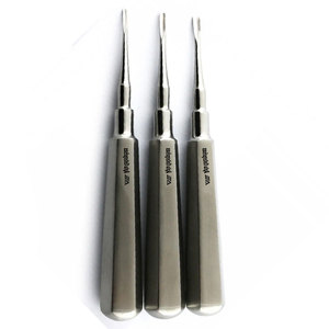 Juego de 3 Elevadores Coupland de Acero Inoxidable Alemán al por Mayor, 2mm, 3mm, 4mm, Instrumentos Quirúrgicos Dentales para Extracción de Dientes y Raíces - Product Image 2