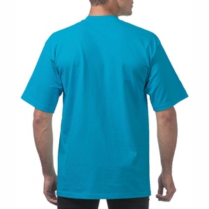 Camiseta de Manga Corta para Hombre, Cuello Redondo, Talla Grande, Color Sólido, 100% Algodón Jersey, Corte Casual, Tejido Liso - Product Image 6