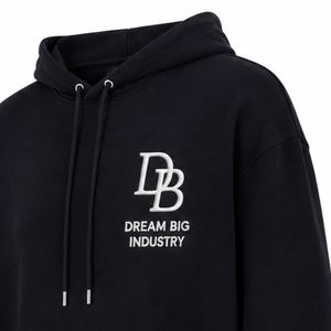 Sudadera con Capucha Personalizada para Hombre, Oversize, de Algodón y Felpa, Estilo Casual Urbano, Manga Larga, OEM ODM, Venta al Por Mayor - Product Image 5