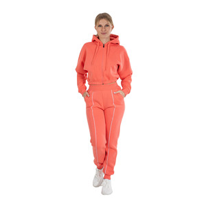 Conjunto Deportivo Casual para Mujer de Alta Calidad 2026, Personalizado, de 2 Piezas, Sudadera con Capucha Regular y Pantalones Jogger Holgados, 100% Algodón con Estampado Brillante - Product Image 1