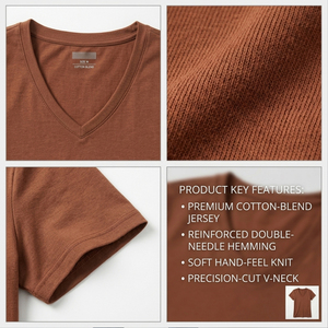 Fabricante de Camisetas Deportivas para Mujer, Cuello en V, Transpirables, de Secado Rápido, Lisas, para Correr, Personalizadas OEM - Product Image 6