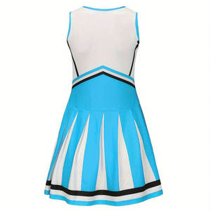 Ensemble d'uniformes de cheerleading personnalisés haute performance avec pompons pour l'esprit d'équipe des équipes sportives scolaires et les compétitions de danse - Product Image 2
