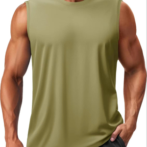 Nouveaux débardeurs sans manches pour hommes 2026, séchage rapide, protection solaire UPF 50+, pour la gym et l'entraînement musculaire - Product Image 1