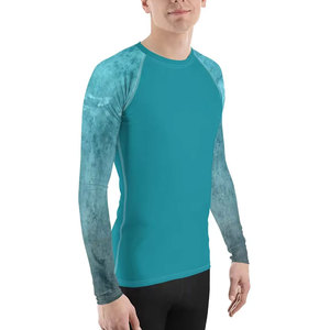 Factory Price Hot Sale Custom Eco-Friendly Breathable Quick Dry <b>Compression</b> Rash Guard <b>Shirt</b> for <b>Men</b> Polyester/Nylon Bestselling - Product Image 3