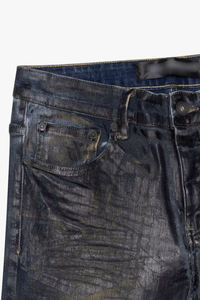 2026 HaiYao Custom Highly Quality Men's Vintage Waxed Wash Skinny Fit Streetwear <b>Hip</b> Hop Pants OEM ODM Supply Men's Denim Jeans - Product Image 4