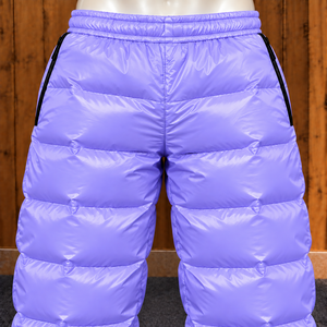 <b>Men</b> Puffer <b>Trouser</b> Design Full Length Quilted <b>Winter</b> Casual Pants Windproof Casual <b>Winter</b> Casual Puffer Pants Summer - Product Image 4