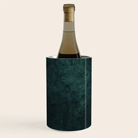 Nouvel Arrivage – Refroidisseur de Bouteilles en Marbre Vert Antique, Rétention de Glace, Écologique, Personnalisable pour Bars, Hôtels et Restaurants