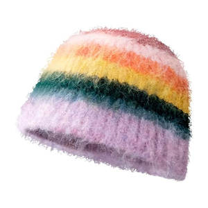 Bonnet en coton/laine personnalisé avec logo, style tendance, haute qualité, chaud, respirant, imperméable, unisexe, teint uni, vente en gros - Product Image 1