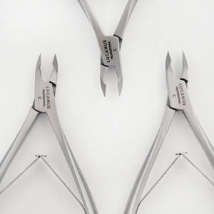 LUCANUS Luxury Stainless Steel <b>Nail</b> Nippers Set Cuticle <b>Clippers</b> <b>for</b> Fingers <b>Toes</b> Sharp Blade Tip Gift Box Packed <b>Nail</b> Polisher - Product Image 2