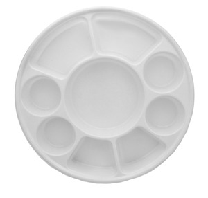 Best Quality <b>Pulp</b> Moulded Disposable 13 Inch 9CP Meal Tray Eco Friendly Paper Fiber Party Water Resistant Biodegradable Food - Product Image 1