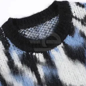 Pulls en tricot pour hommes, pull chaud à manches longues, décontracté, col rond, confortable, léger, vêtements à la mode pour hommes - Product Image 6