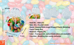 Kwang Hsieh Angel Shaped Wedding <b>Favor</b> Candy <b>Box</b> - Product Image 5