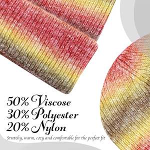 Gorro holgado tie-dye japonés coreano, pañuelo versátil unisex, gorro fino para maternidad, moda de tendencia 2026 - Product Image 3