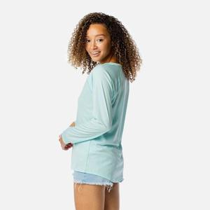 Camiseta de manga larga 100% algodón, estilo nuevo, personalizada, lisa, para mujer, cuello en V, talla grande, corte ajustado. - Product Image 2