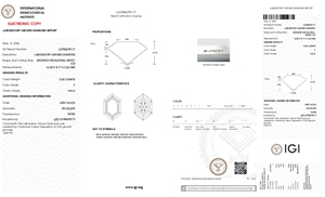 Diamant de laboratoire Marquise néerlandaise de 5 carats, certifié IGI, excellente taille géométrique modifiée, clarté VS1, diamant blanc ovale VVS - Product Image 6