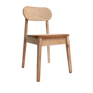 Chaise de salle à manger au design moderne Lucky avec assise rembourrée en bois massif, finition couleur personnalisée pour restaurant ou bar. - Product Image 6