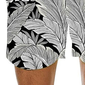 Pantalones Cortos de Playa Casuales con Estampado Serigrafiado, Cintura Elástica, Logotipo Personalizado, MOQ Bajo, Antibacterianos, Elásticos y Transpirables, Último Modelo - Product Image 5