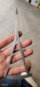 Calibre osseux dentaire Castroviejo en acier, manuel, réutilisable, pour usage hospitalier - Product Image 3