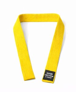 Ceintures de kimono brésiliennes sur mesure pour l'entraînement et le combat en arts martiaux, pour hommes et femmes, ceintures 100% coton pour adultes - Product Image 4