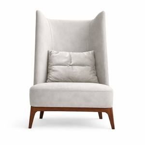 Fauteuil lounge à dossier haut Labus – Fauteuil d'appoint moderne et luxueux pour hôtel et salon |   Chaise design à dossier haut - Product Image 5