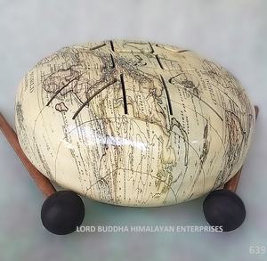 Prix de gros bols à chanter pour tambour fabriqués au Népal (639) matériau en laiton pour la décoration de yoga et la méditation - Product Image 3