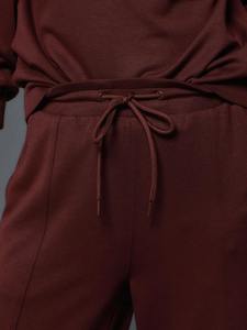 High Quality Women Cotton <b>Sweatpants</b> & Loose Trousers Winter Baggy Style OEM <b>Wholesale</b> Custom Color & Design Available - Product Image 2