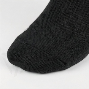 <b>Black</b> Crew Athletic <b>Socks</b> Geometric Pattern Breathable Polyester Spandex Basketball Sports <b>Socks</b> for Adults Summer - Product Image 6