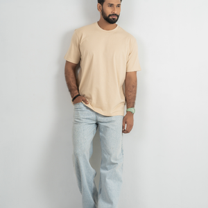 T-shirt noir à manches courtes et col rond pour homme, coupe classique, décontracté, en jersey 100 % coton, couleur unie, style tricoté, fabriqué au Bangladesh - Product Image 2