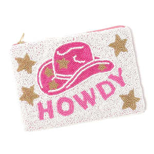 Monedero de Lujo Hecho a Mano con Cuentas de Cristal Estilo Vaquero Occidental, Cartera con Cremallera para Mujer, Mini Regalo, Venta al por Mayor OEM ODM - Product Image 1
