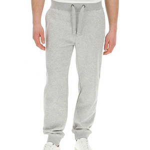 Straight Leg Tapered Ankle Jogger <b>Pants</b> <b>Men</b> Elasticated Gathered Hem Heavy Weight Cotton <b>Loungewear</b> Apparel - Product Image 1