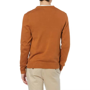 Sudadera Básica de Algodón Mezclado, Estilo Urbano, Cuello en V, Talla Grande, Unisex para Hombre - Product Image 5
