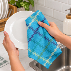 100% Cotton Kitchen Dish Towel Customize Color and Size Super <b>Absorbent</b> Dish Towel at Affordable Price Supplier in India. - Product Image 1