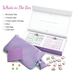 Premium 160 Tiles Pink American Mahjongg <b>Set</b> Complete 4 Layer Engraved <b>Mahjong</b> Game <b>Set</b> with Pouch and Gift Box for Women - Product Image 3
