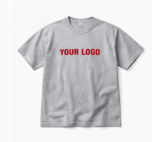 เสื้อยืดโอเวอร์ไซส์สีเทาเรียบง่าย สไตล์มินิมอล สตรีทแวร์ ฮิปฮอป ทรงหลวม ผ้าฝ้าย 100% สำหรับทุกเพศ - Product Image 1