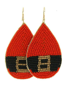 Pendientes de Navidad Personalizados con Cuentas Bordadas, Patrones de Cuentas, Accesorios Decorativos Navideños a la Moda - Product Image 4