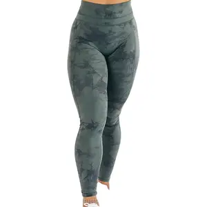 Schlussverkauf 2024 Gesäßheber eng damen Sportbekleidung hohe taille bedruckte Yoga-Hose Legging hohe taille Fitness-Yoga-Leggings