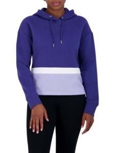 Abrigo de invierno de manga larga con capucha corta informal para mujer con logotipo frontal Color Block Streetwear Printed Technics - Product Image 3