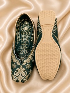 Zapatos Casuales de Vestir para Mujer, con Bordado Verde, de Raxine, de Alta Calidad, para Todas las Temporadas, con Tacón Plano, Estilo Jutti, Punta Redonda - Product Image 2