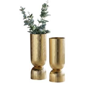 Moderno Florero de Metal en Forma de Gota, Decoraciones de Mesa, Florero de Hierro Dorado, Regalo Hecho a Mano para Decoración del Hogar - Product Image 6