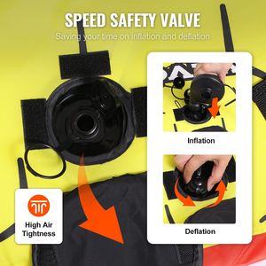 1-3 motociclisti gommoni tubi 510 libbre per Sport acquatici trainabili tubi 63 \ "copertura in Nylon EVA manopola velocità valvola di sicurezza per - Product Image 4