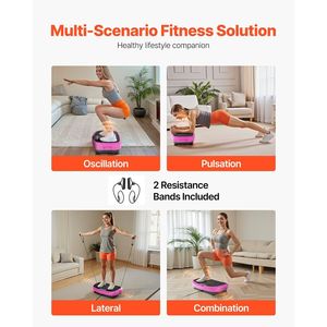 Attrezzo per Allenamento Domestico con Piastra Vibrante, Macchina per Esercizi Total Body, Stimolatore Magnetico per Punti di Agopuntura, Drenaggio Linfatico per Perdita di Peso - Product Image 6