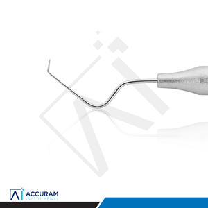 Spatule dentaire double extrémité en acier inoxydable pour l'élimination du tartre – Outil chirurgical et diagnostique dentaire - Product Image 1