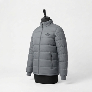 Vestes matelassées d'hiver pour hommes avec logo personnalisé, vente en gros, design décontracté, respirantes, à capuche, pour l'extérieur - Product Image 4