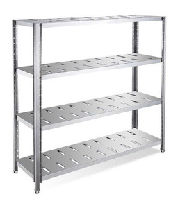 Étagère de rangement pour salon en acier inoxydable 304, sans perçage, trois niveaux, non pliable, imperméable, multifonctionnelle, moderne, détachable - Product Image 1