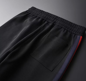 Ensemble de sport pour femme de haute qualité, coupe ajustée, veste à col montant et pantalon taille haute à cordon de serrage, en polyester, pour l'automne et l'hiver - Product Image 4