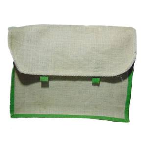 Decorative Jute <b>File</b> Bag – Stylish Natural Fiber Document Holder for Office and Business Presentation - Product Image 4