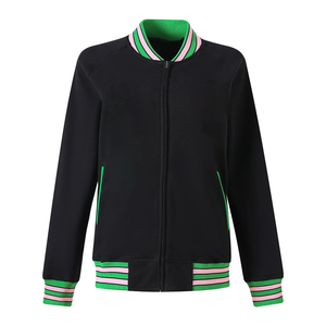 Chaqueta Varsity de Lana Negra Alpha, Resistente al Viento, con Parches de Chenilla, para Hermandades Griegas, Fraternidades, Universidad, Béisbol - Product Image 1