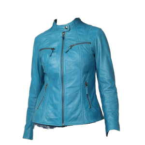 Chaqueta de Cuero Casual para Mujer, Invierno, con Relleno de Algodón Tejido, Corte Ajustado, Diseño Cómodo, Superventas - Product Image 1
