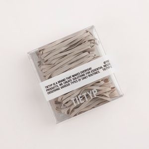 Coleteros TIETYP, Bandas Elásticas de Goma de Color Sólido, Minimalistas y Modernas para Uso Diario, Paquete para Mujer, Empaquetado en Cartón, Hecho en Corea - Product Image 3